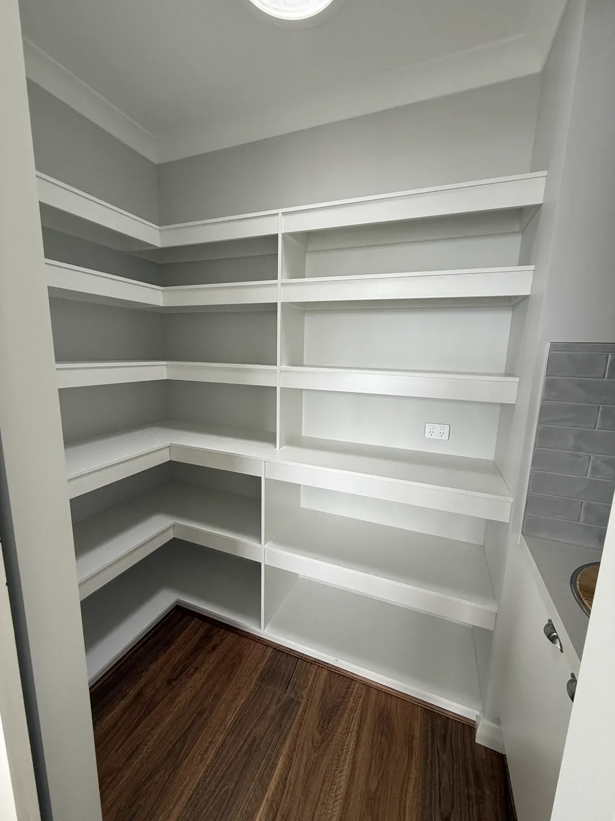 Kiama butler's kitchen — cabinetry and storage detail
