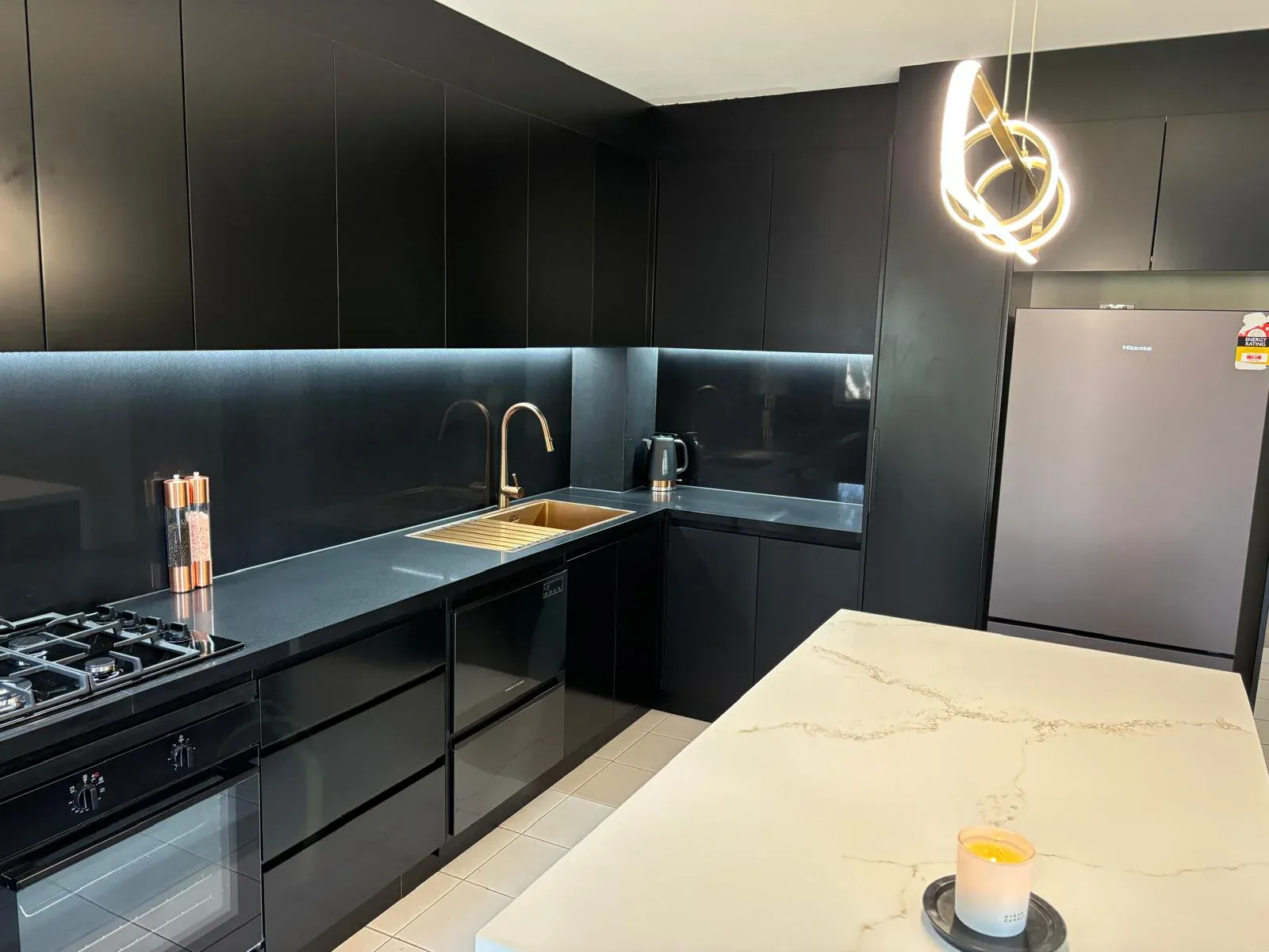 Croydon apartment kitchen cabinetry detail