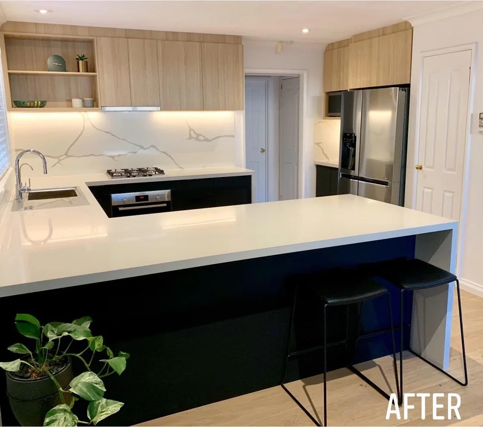 Carlton kitchen cabinet and splashback detail