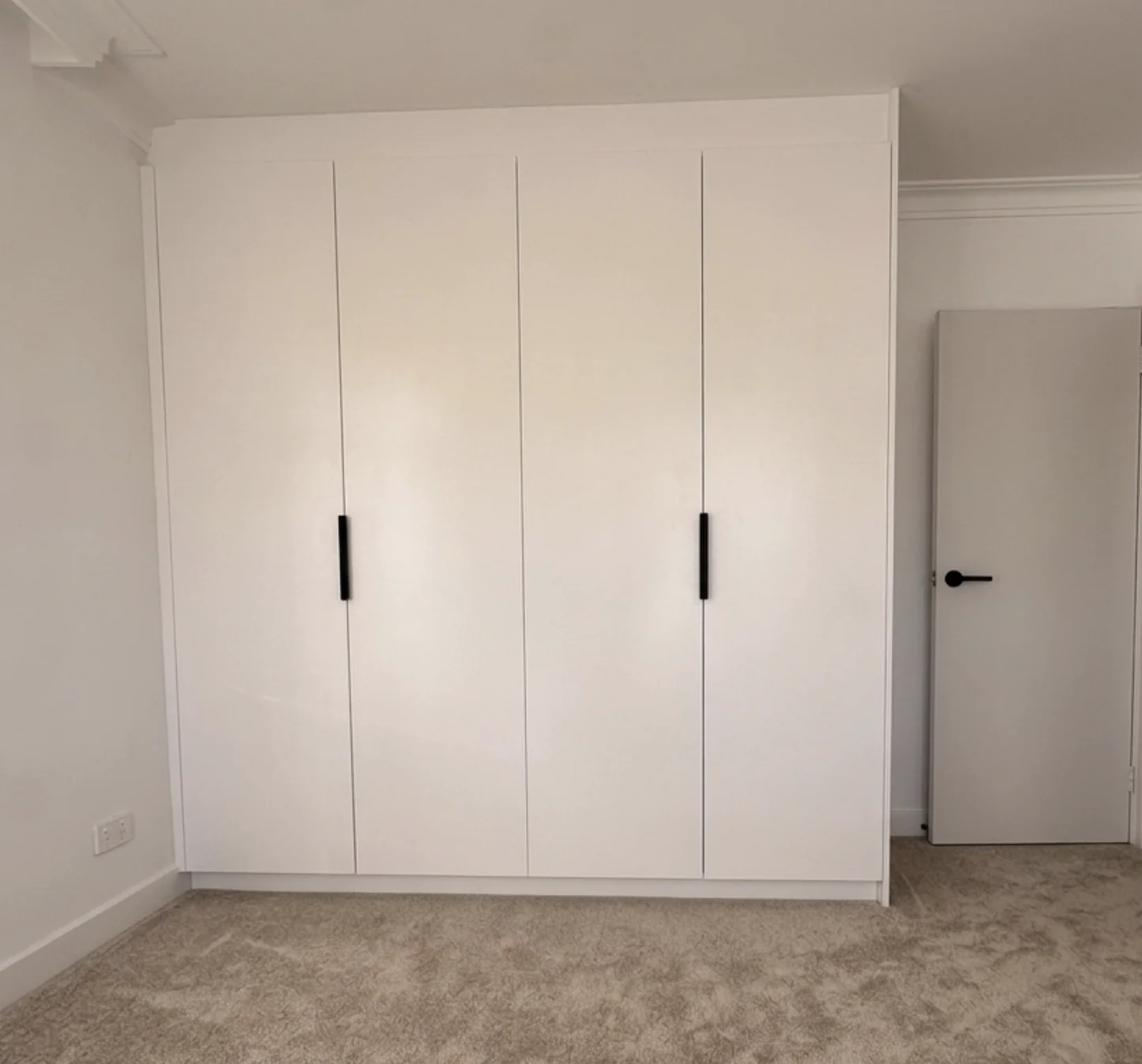 Randwick main bedroom wardrobe interior detail